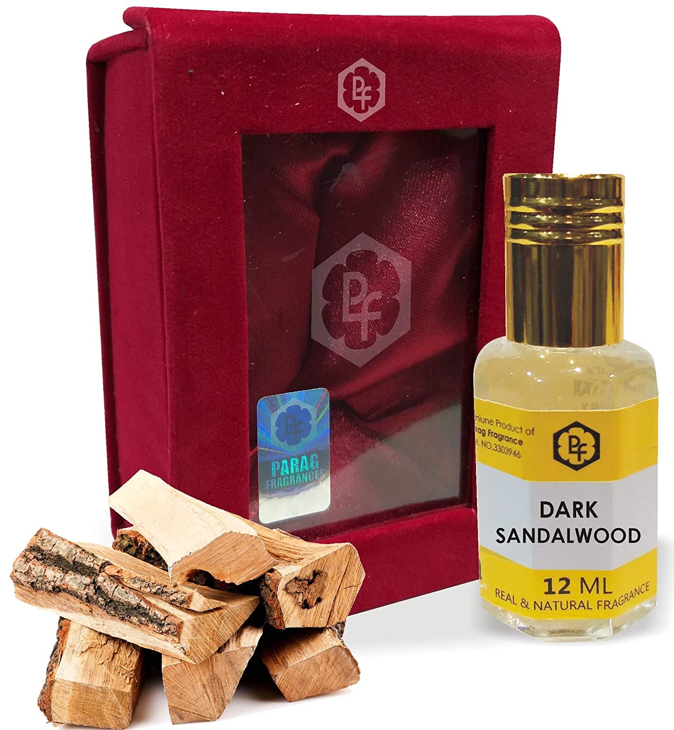 Attar santal naturel sans alcool anti irritation parfum 12ml
