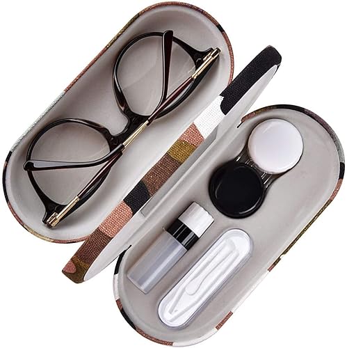 Estuche de transporte para lentes de contacto de camuflaje - Estuche portátil de doble cara 2 en 1 para lentes de contacto y estuche para lentes de disponible en Yaxa Guatemala