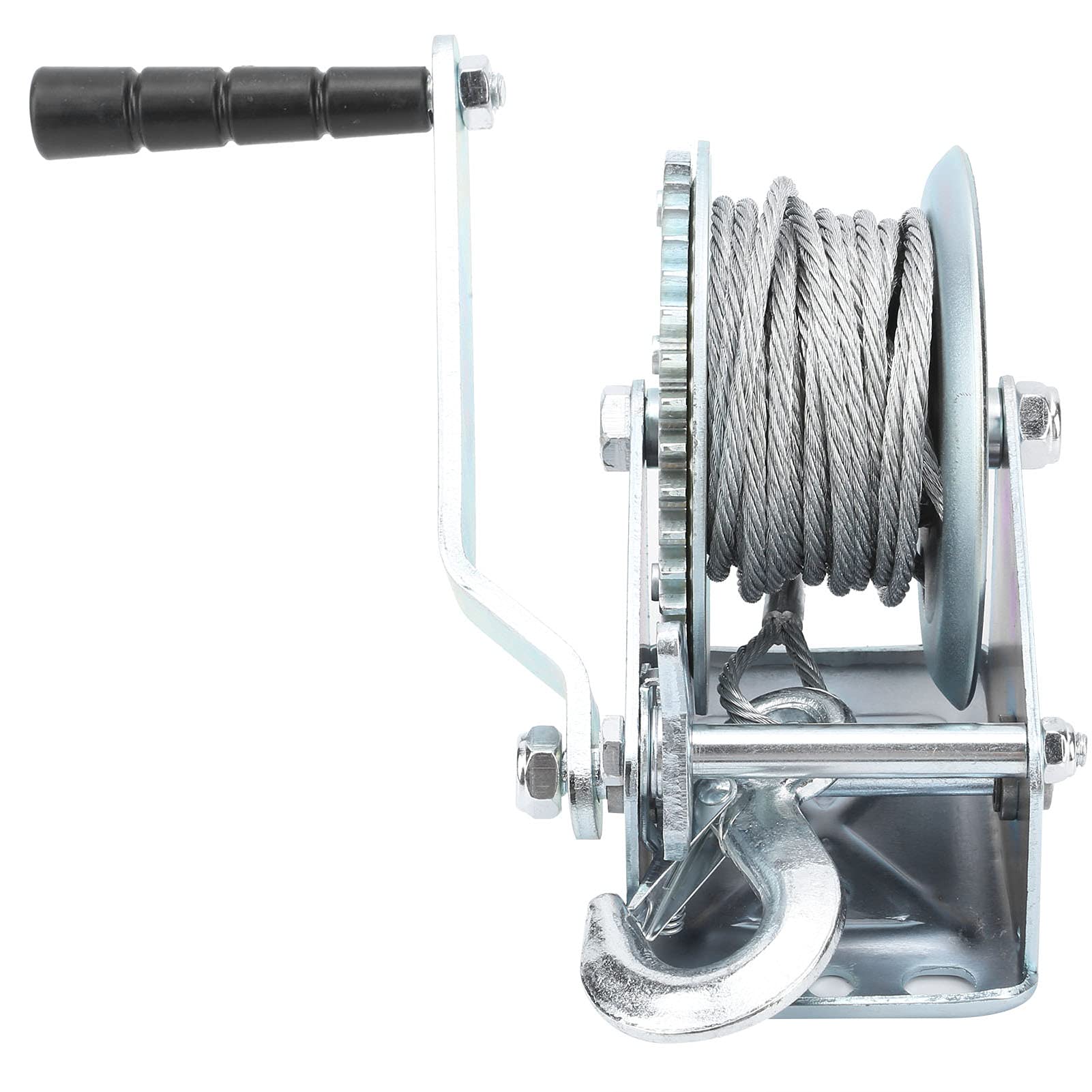 1200lb Autobloccante Verricello Manuale, Acciaio Legato Trattato