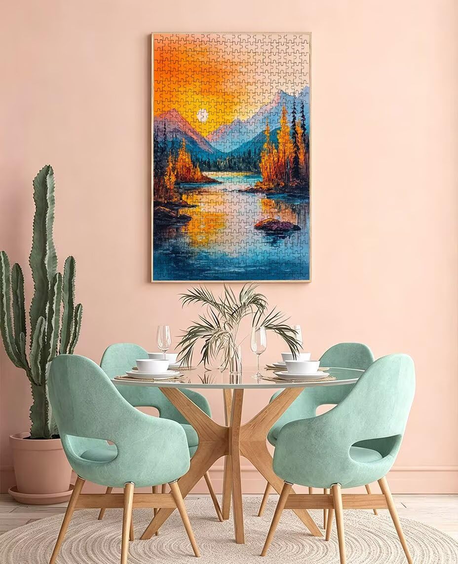 Puzzle 2000 Pezzi Vista Notturna 3D Puzzle per Adulti Impegnativo, Educa Puzzles Artistico, Divertente E Stimolante Puzzles Decorativo per La Famiglia, Regalo e Decorazione Pareti BXHZW6-892