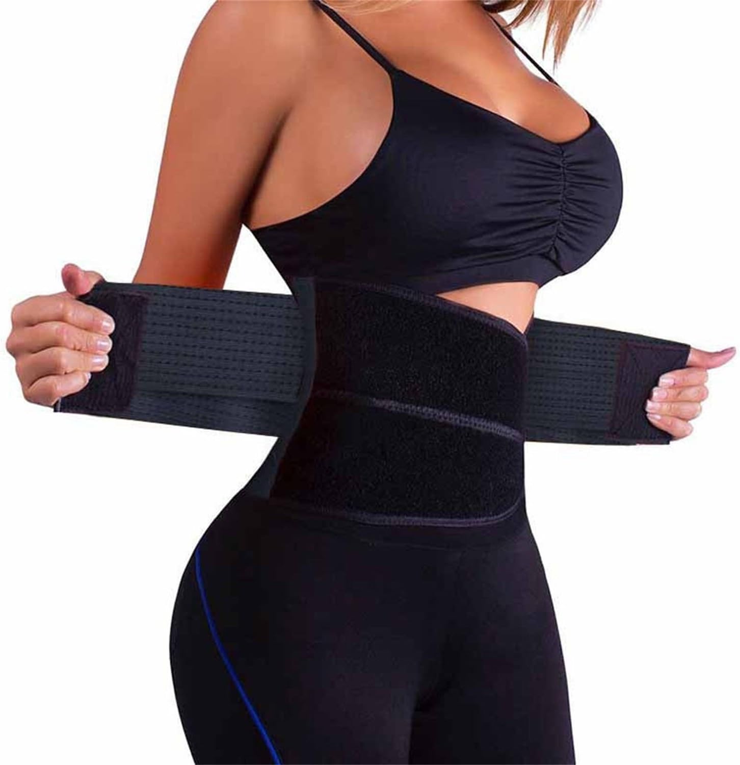 Sauna Vest Women/Suana Corset Neoprene with Zipper/Waist Trimmer Slimming Belt Body Shaper Adjustable for Burning Belly Fat Weight Loss (M, Waist Trimmer)