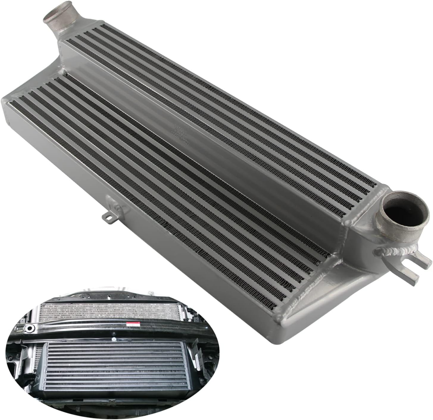 FMIC Intercooler for BMW Mini Cooper S 1.6L R55 R56 R57 R58 R59 R60 R61 Aluminum Silver