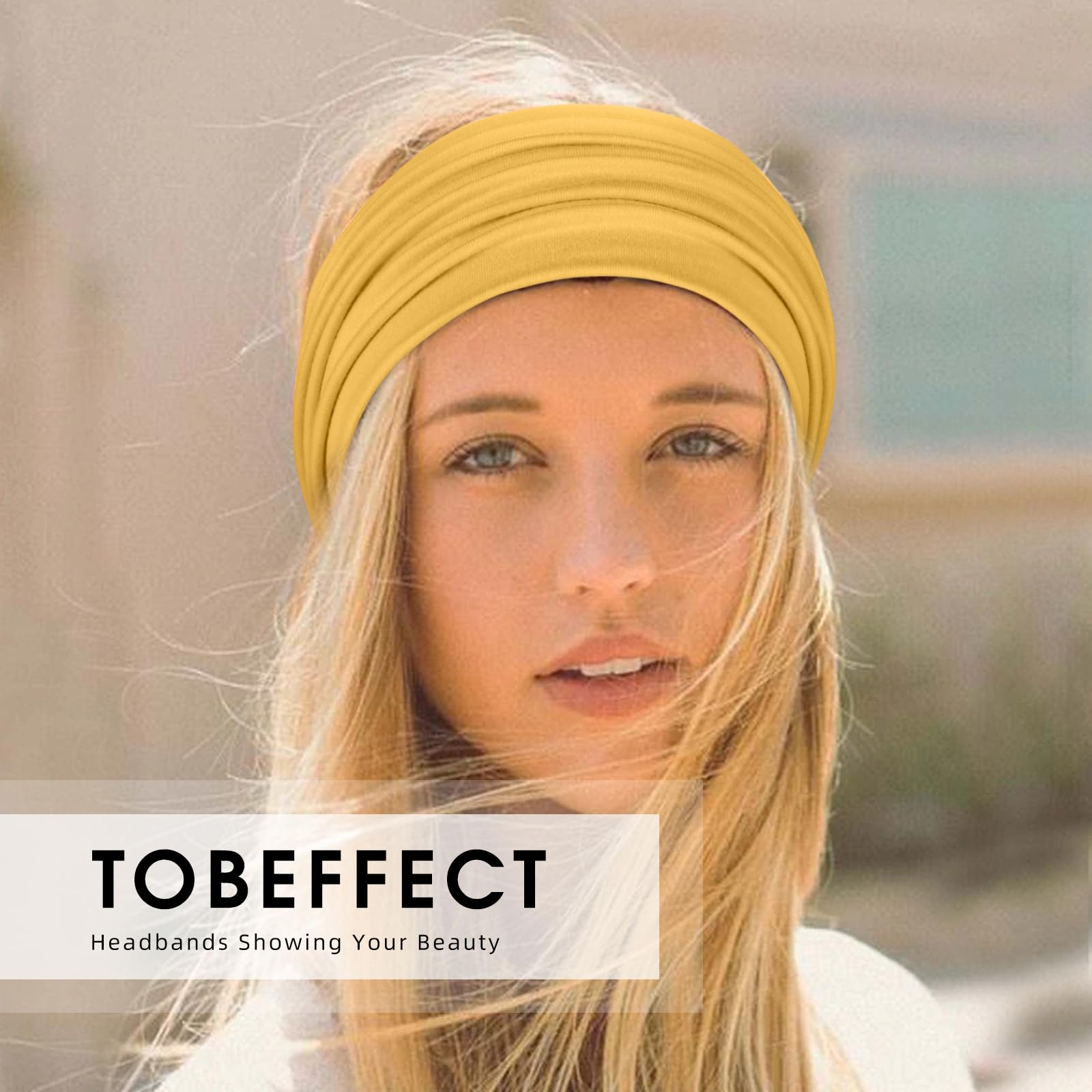 Amazon.com : Tobeffect Extra Wide Turban Headbands for Women 
