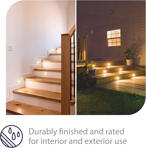 Miniatura 4 de Iluminación de paisaje WAC, LEDme 120V LED horizontal para interiores y exteriores, luz ámbar de 1800 K LED en bronce