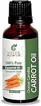 CARROT OIL 100% Pure Undiluted Natural Uncut Therapeutic Grade Cold Pressed Carrier Oils For Skin, Hair And Aromatherapy 500ML