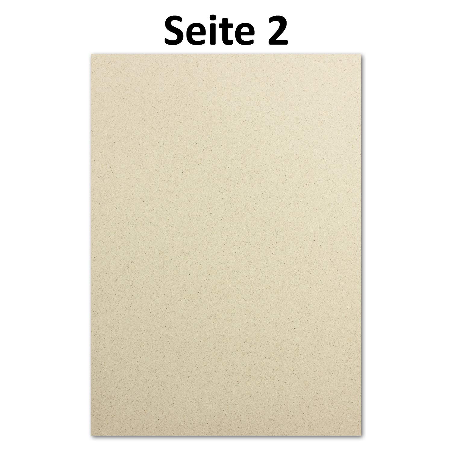 Glüxx Agent 50x ECO stationery made of grass paper DIN A4, recycled paper 160 g/m² - Image 3
