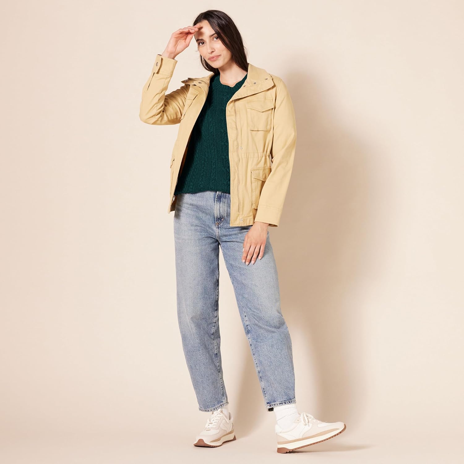 Amazon Essentials womens Fisherman Cable Crewneck Sweater - Image 5