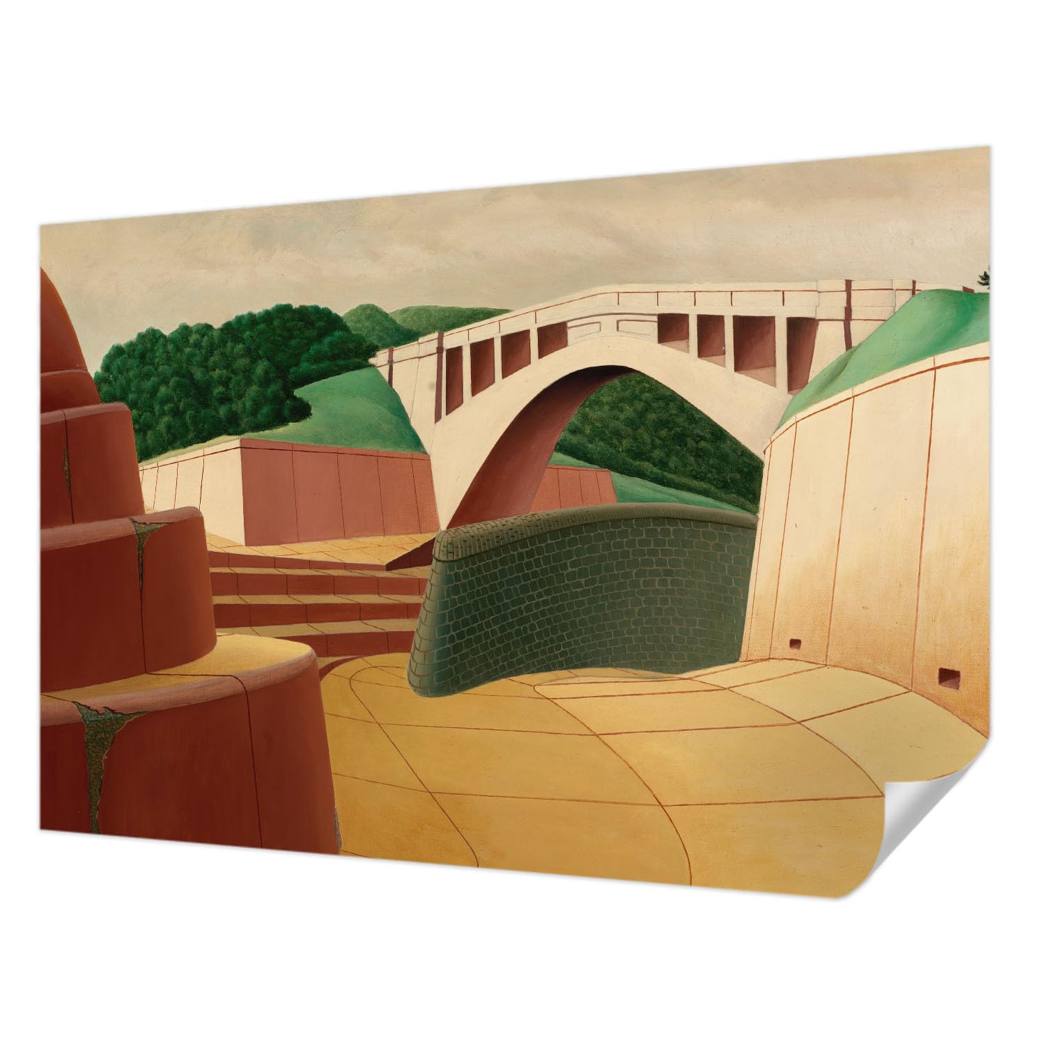 Papier peint autocollant Tulup 152x104 cm paysage paisible salon