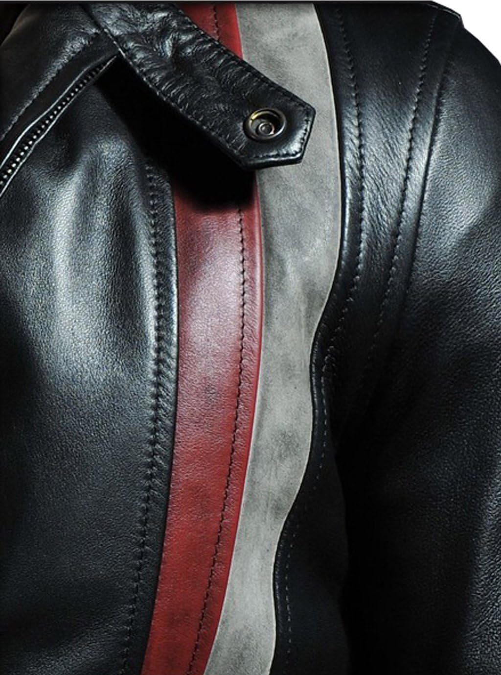 VearFit Cyclops-X-Men Suphero Comic Black Faux Pu Leather Jacket for Men