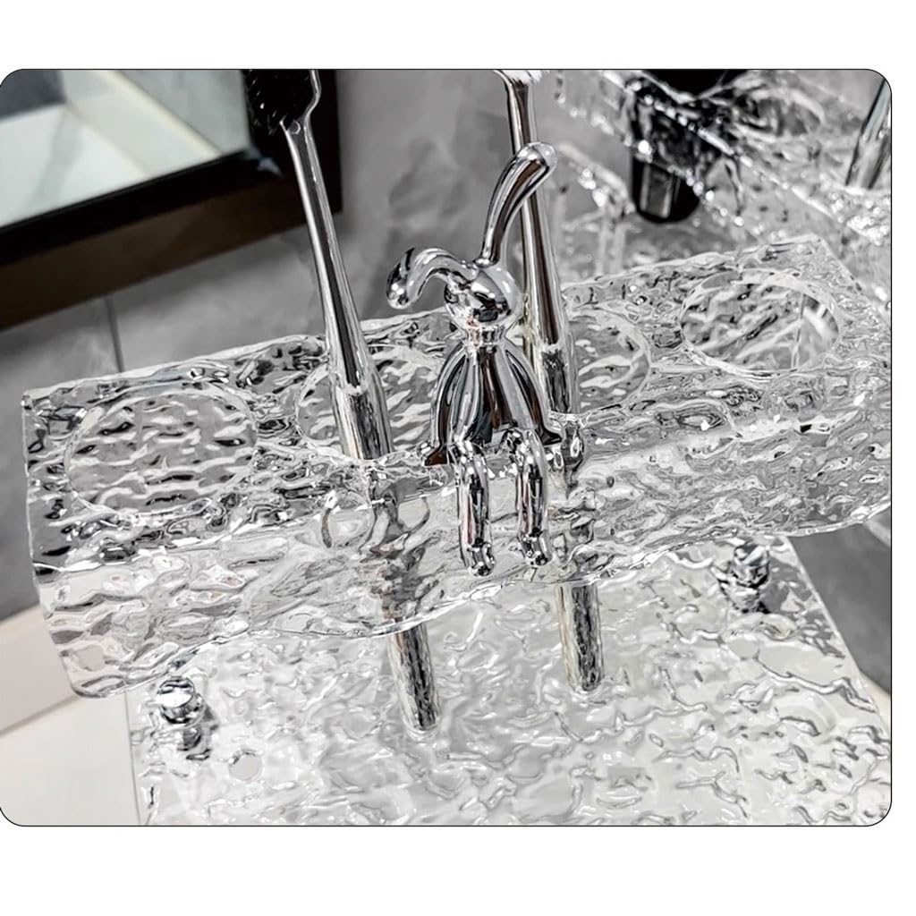 Estante para Cepillos de Dientes Portaoggetti for Tazze da Lavaggio, Tazza for collutorio for spazzolatura del Bagno, Tazza for Denti da Bagno, portaspazzolino, Piano di appoggio for Tazze
