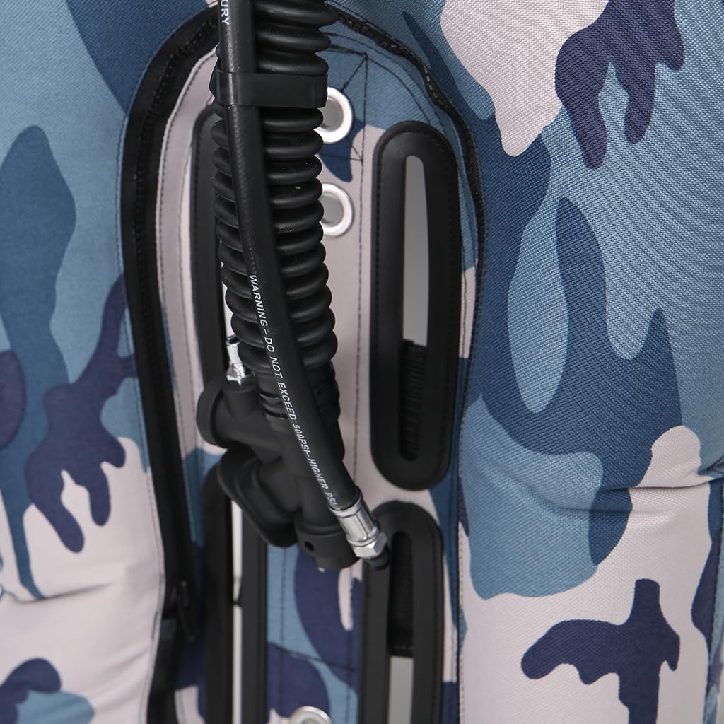 Tuyau Basse Pression pour Gilet stabilisateur de plongée avec Valve de Type K. Fabriqué en Nylon résistant et Durable, il Offre Une maximale Contre