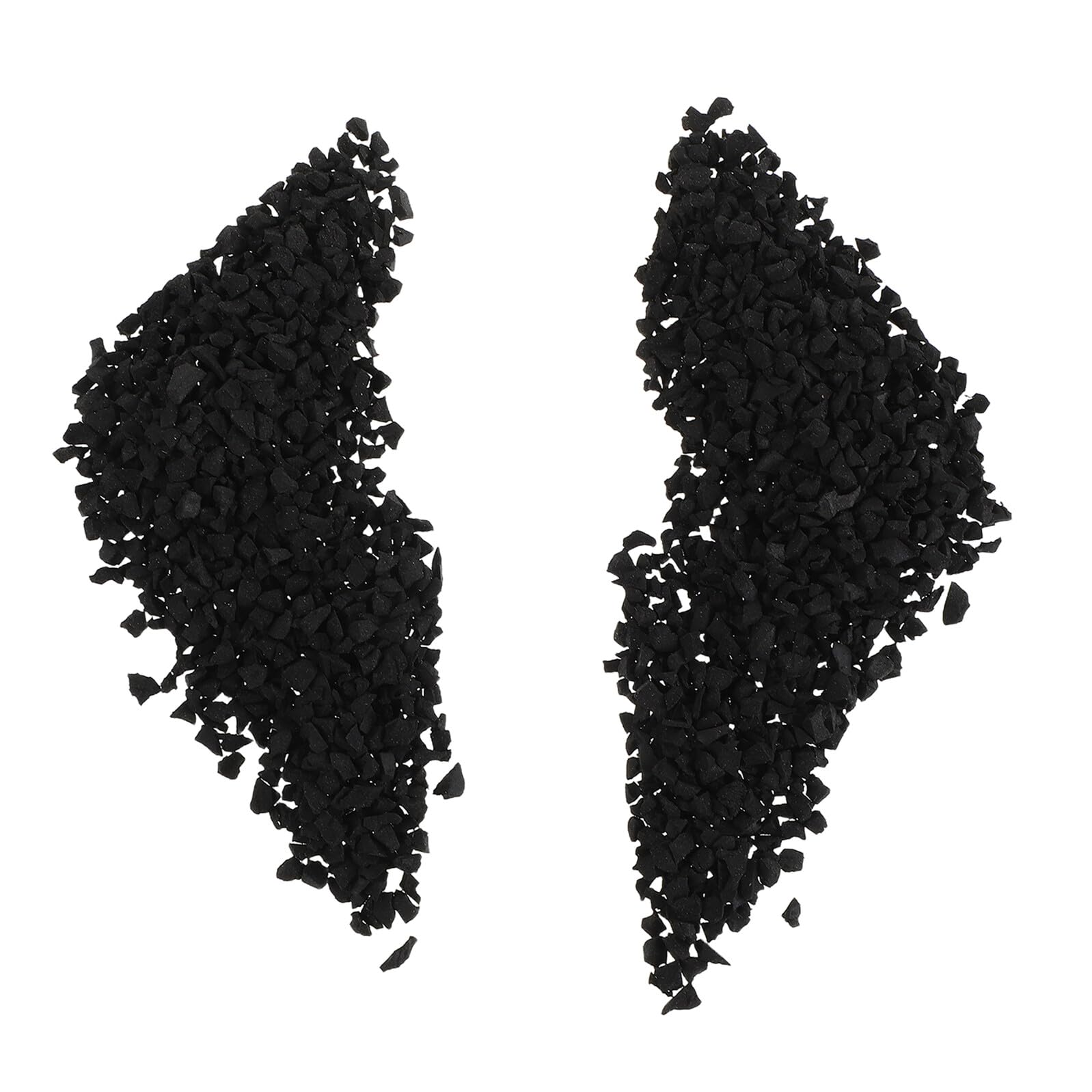 Abaodam Black Rubber Granules Infill for Artificial Turf and Sports Field, 1kg Bag Shock Absorption and Weather Resistant Performance, for Soccer Turf and Playground Surfaces