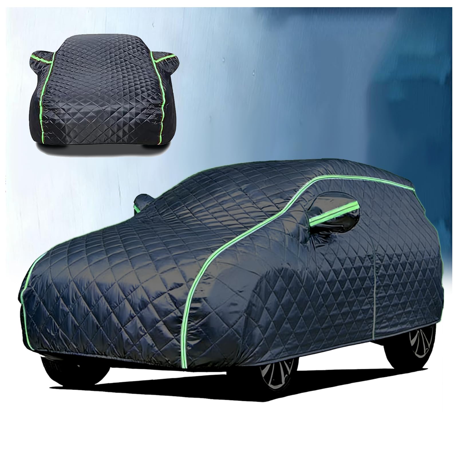 Funda Coche Antigranizo para BMW iX3 2021-2026, Funda para Coche Exterior de Material Extra Grueso, Protección Total contra Granizo, Nieve, Heladas y Arañazos PI7