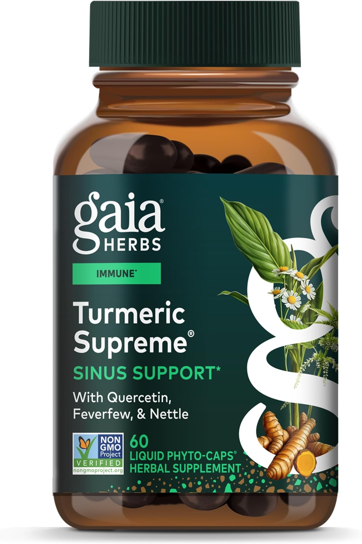 Turmeric Supreme Sinus Support, 60 Vegan Capsules