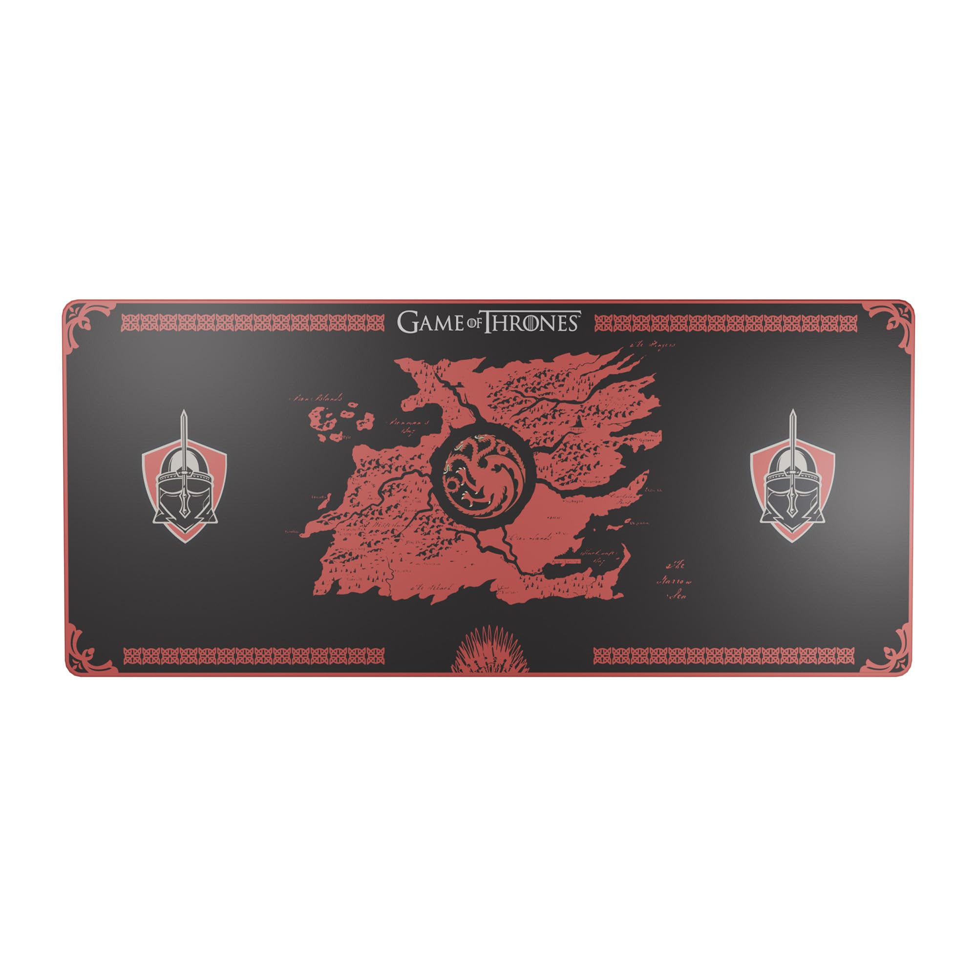 Game Of Thrones  Xxl Mousepad - Black Edition Targaryen - Mint