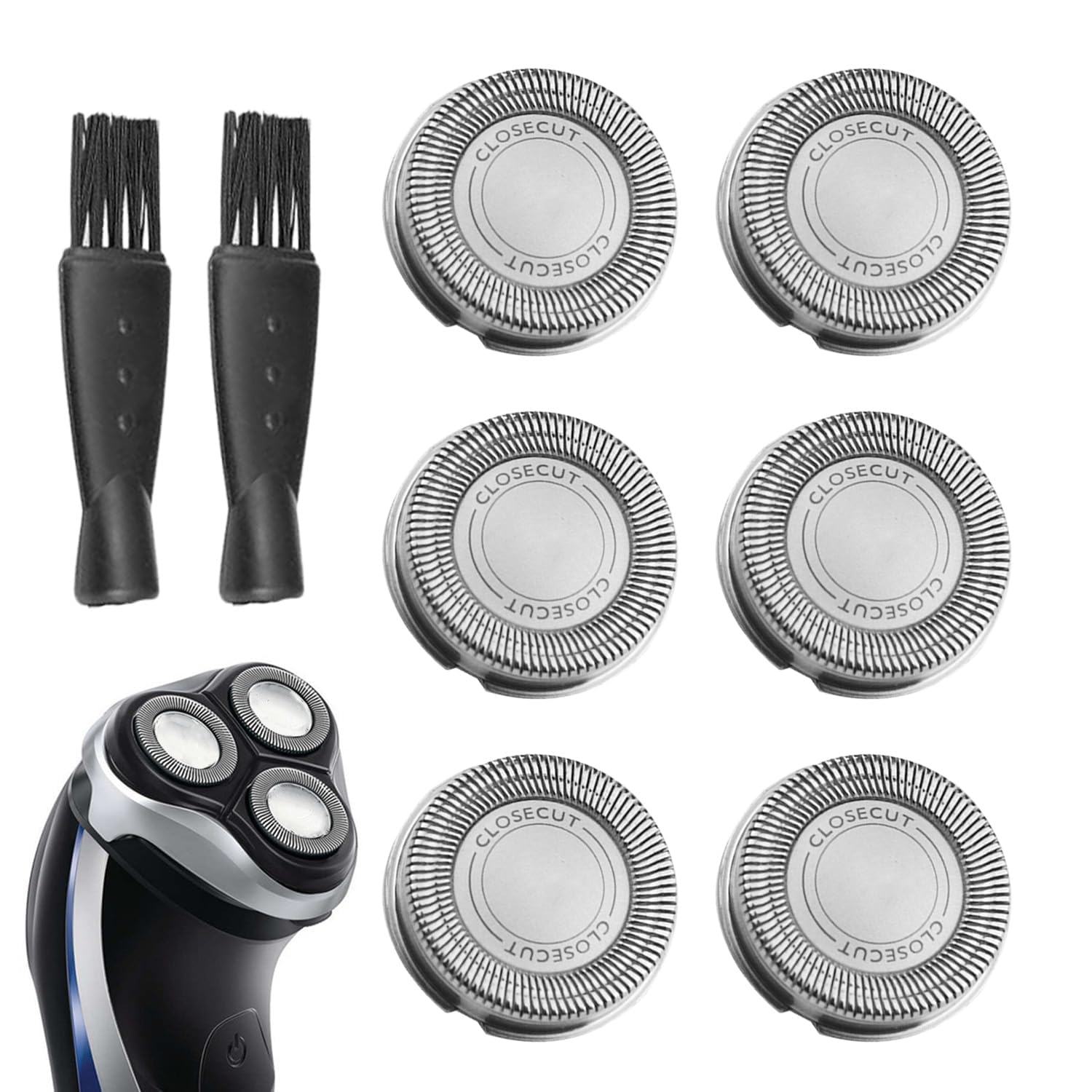 6PCS SH30 Replacement Heads for Philips Norelco Shaver Series 1000-5000