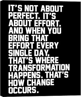 FLZYKGPA Print Painting, Inspirational 'Hard Work' Quote Canvas Poster with Frame - Perfect for Classroom & School Decor, Holiday Decoration, Sense of Ceremony, Room Decor