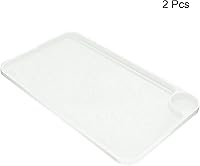Vista 3 de PATIKIL Bandeja de desayuno, paquete de 2 bandejas de cama con patas plegables, plato reutilizable para servir, portátil, escritorio para comer