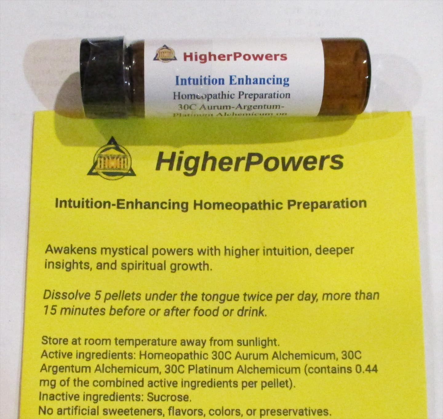 HigherPowers Intuition Enhancing 30C Homeopathic Preparation, 300 pellets