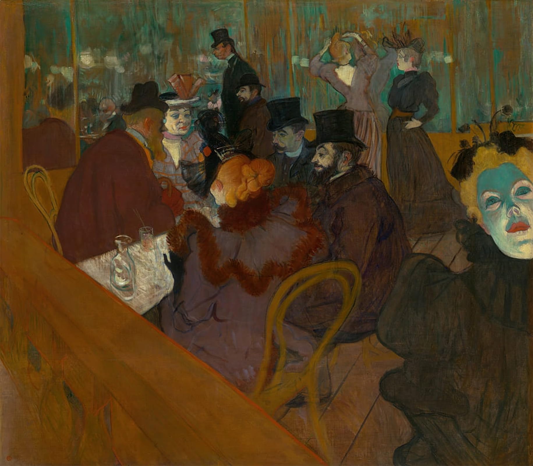 POSTERIIk Vintage Print Pop Art Landscape Artwork by Henri De Toulouse Lautrec Art Prints for Office Home Decor 60x90cm
