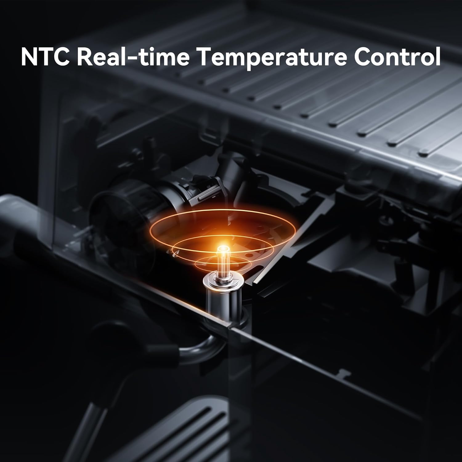 XIAOMI Semi-automatic Espresso Machine with dimensions