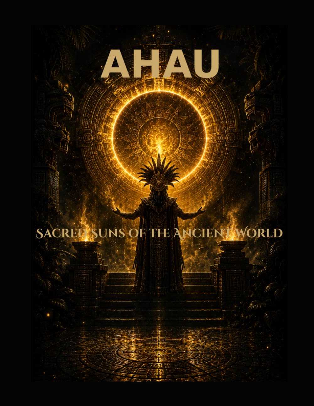 Sacred Suns of the Ancient World: A Mystical Mesoamerican Coloring Journey