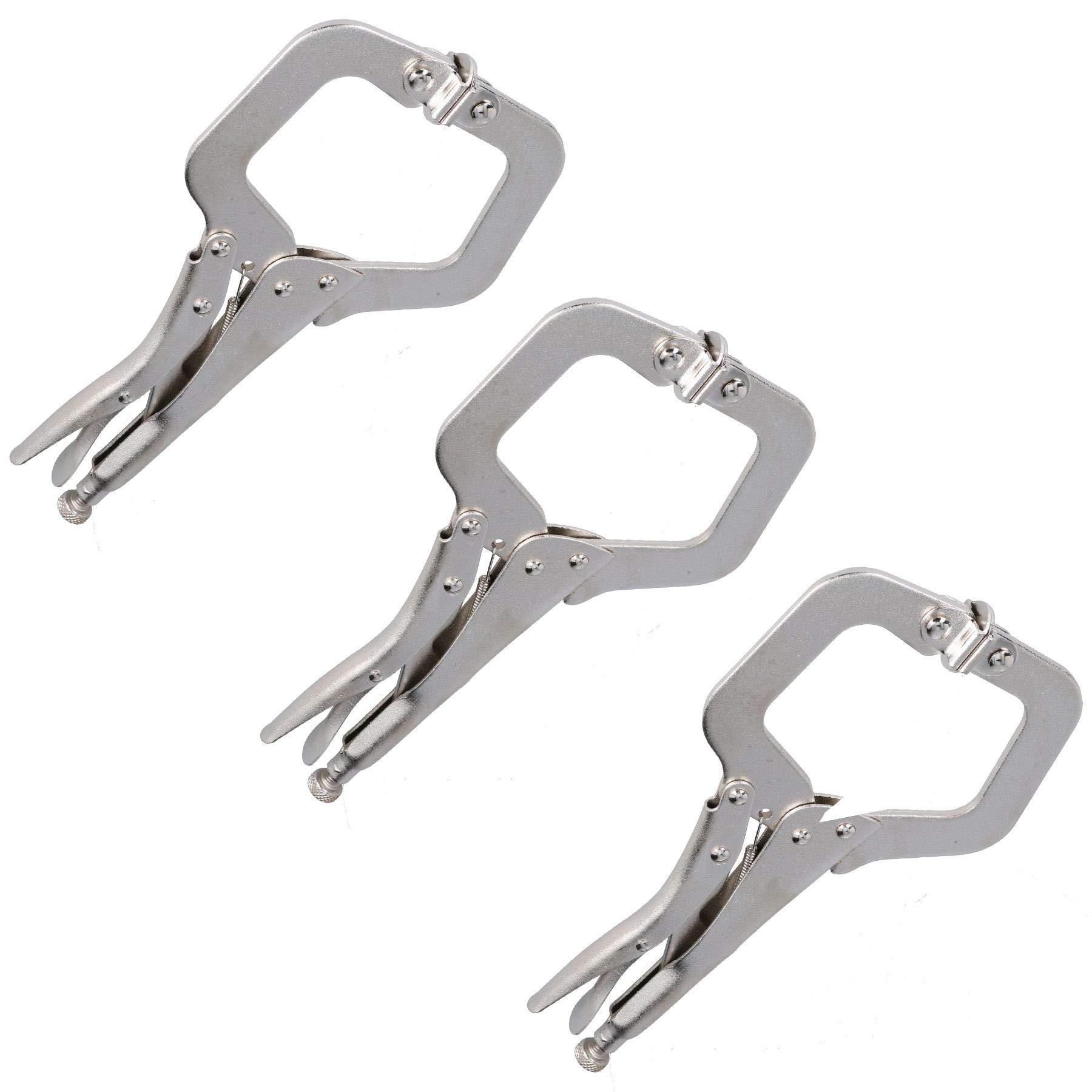 11 "Saldatura C Morsetto con cuscinetti girevoli Completamente Regolabile Quick Release Fastener 3pc
