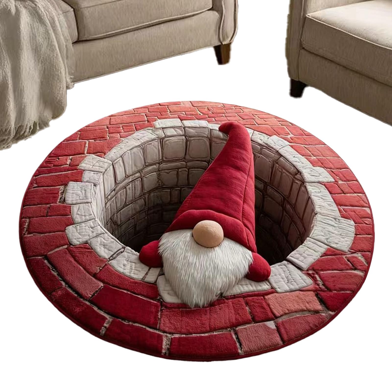 Alfombras de baño de Navidad antideslizantes con relieve 3D para exterior