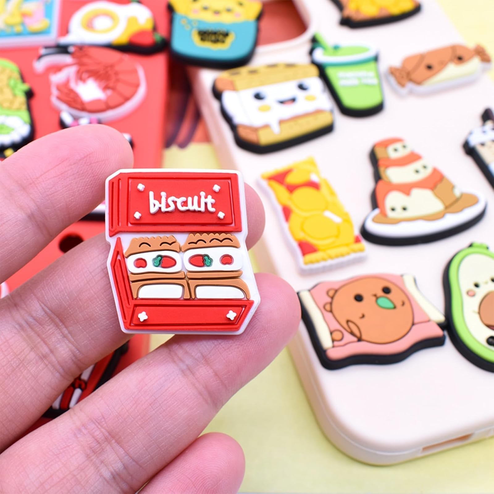 [Fish&Fairy] サンダルチャーム 立体シューズアクセサリー 取り外し クロッグ用装飾靴アクセサリー DIY 装飾靴バックル 靴のチャーム 男女兼用 - 5