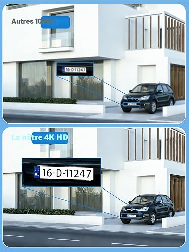 4K Camera Surveillance WiFi Exterieure sans Fil Solaire Double Objectif - 9