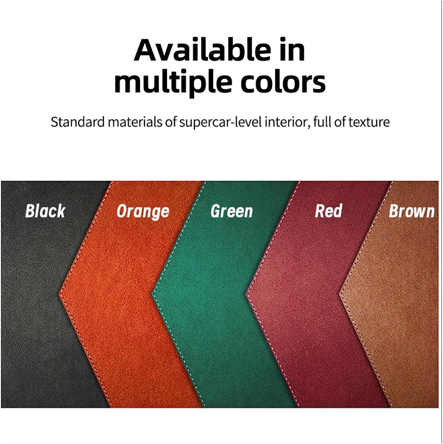 Suede Leather Car Trunk Organizer - Large Capacity Foldable Storage Box | Portable Multi-Functional Tool Organizer | Premium Auto Accessories for SUV/Sedan (Black/Brown)(UV Black M)