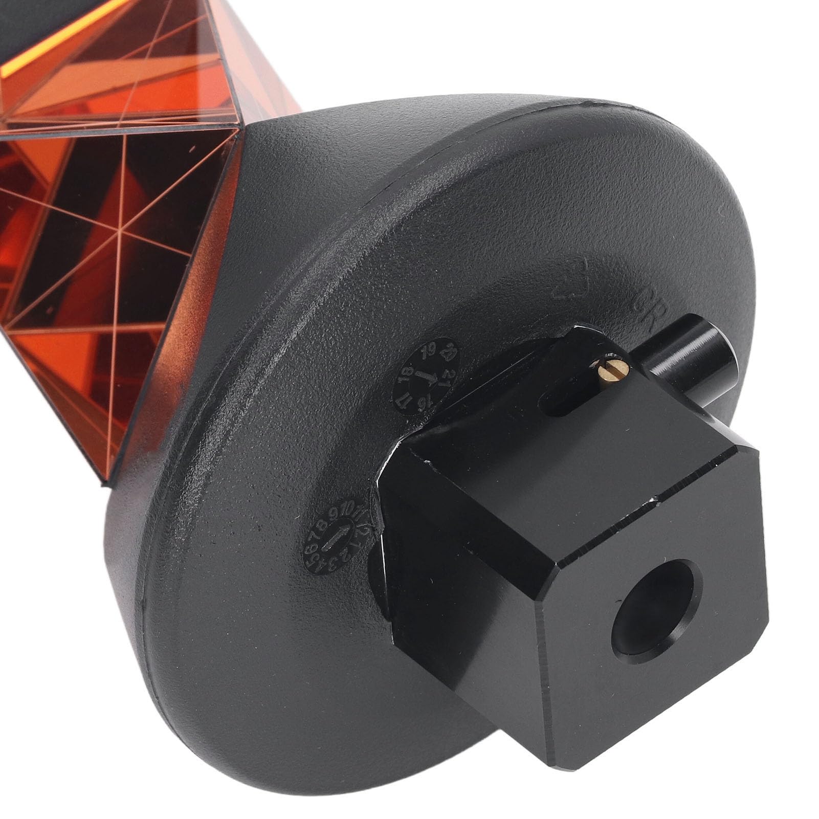 Prisme de Station Totale Universel, Prisme à 360 °, Réflecteur de Prisme de Station Totale, Suivi Automatique, Film de Mesure de Haute Précision, Prisme Triangulaire, Niveaux