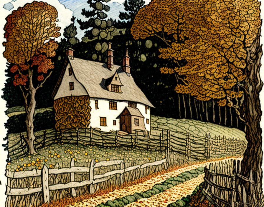 Affiches sur toile de style nature et campagne automnale tableau mural 58 x 90 cm