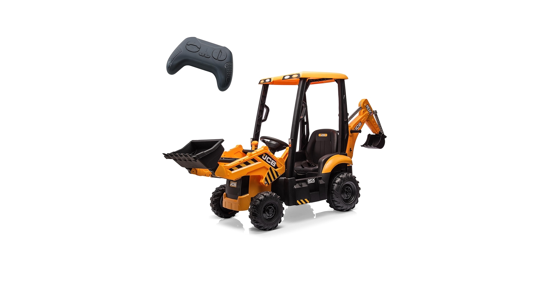 studio daydream JCB×4 Amazon.com: 4 in 1 Ride on Excavator, 12V Licensed JCB