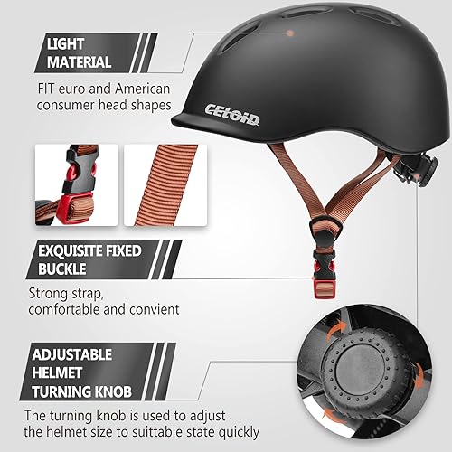 Miniatura 4 de Casco de bicicleta para niños, cascos cilíndricos para niños de 5 a 8 a 9 a 10 a 12 a 14 a 16 años, ajustable, multideporte, bicicleta, patinaje,