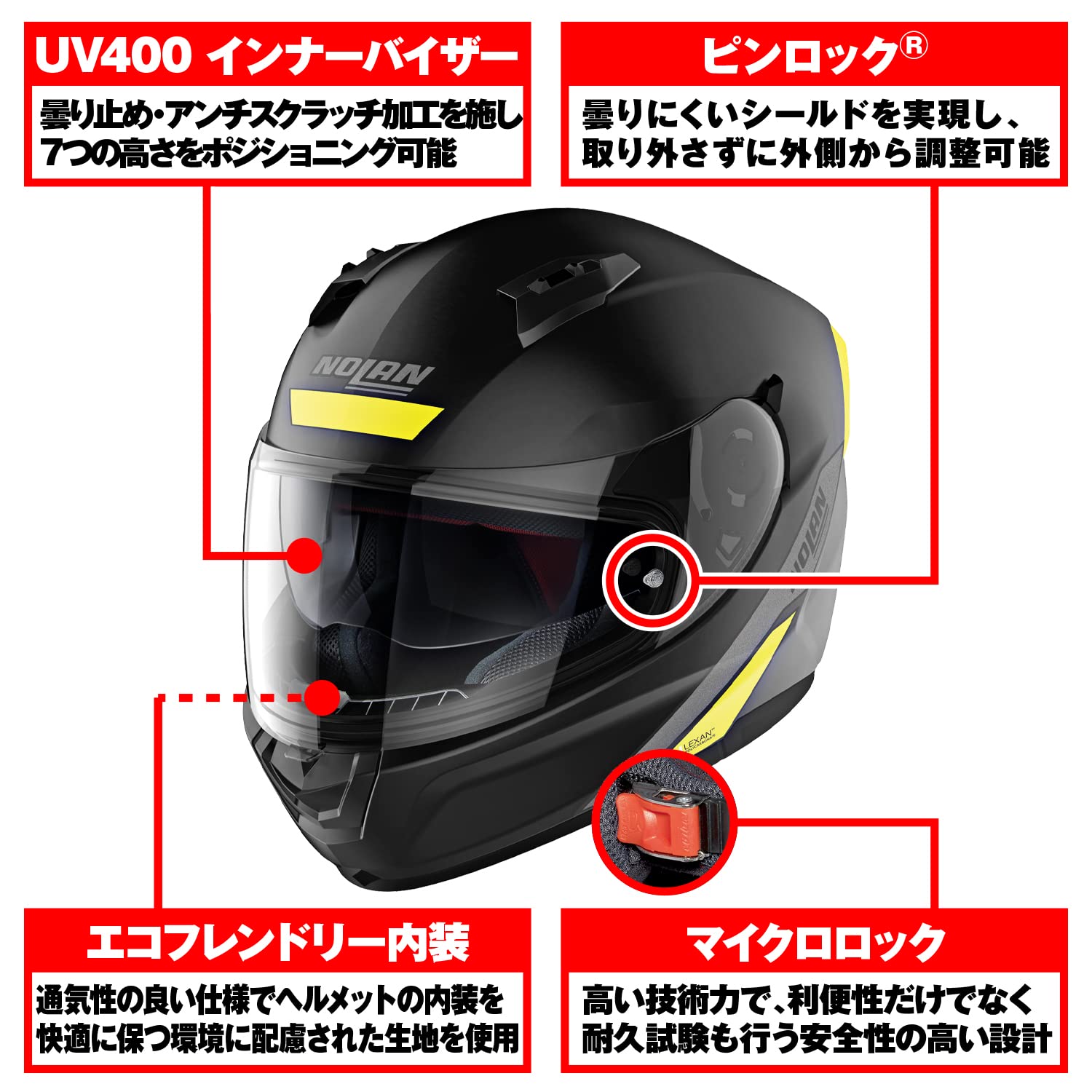Amazon | NOLAN(ノーラン) 【国内正規品】 バイク用 ヘルメット フル