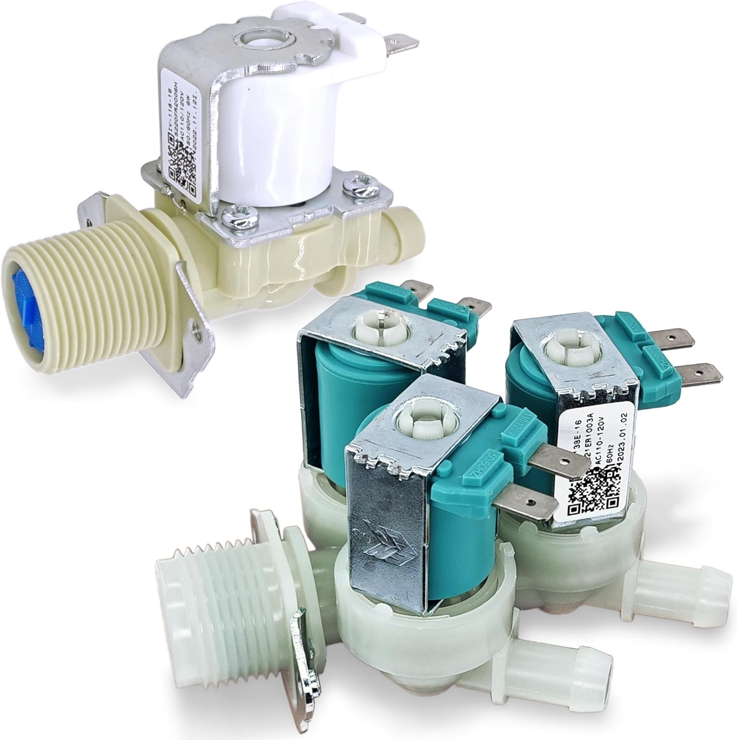 5220FR2006H & 5221ER1003A Washer Water Inlet Valve Set for LG/Kenmore Washing