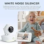 Bebcare Motion - Smart Video Baby Monitor: 4.3" Ultra-Clear Screen, 360° Pan-and-Tilt Camera, Temperature Sensor, Motion and Sound Alert, Auto Baby Tracking Camera (Without Breathing Sensor Mat)