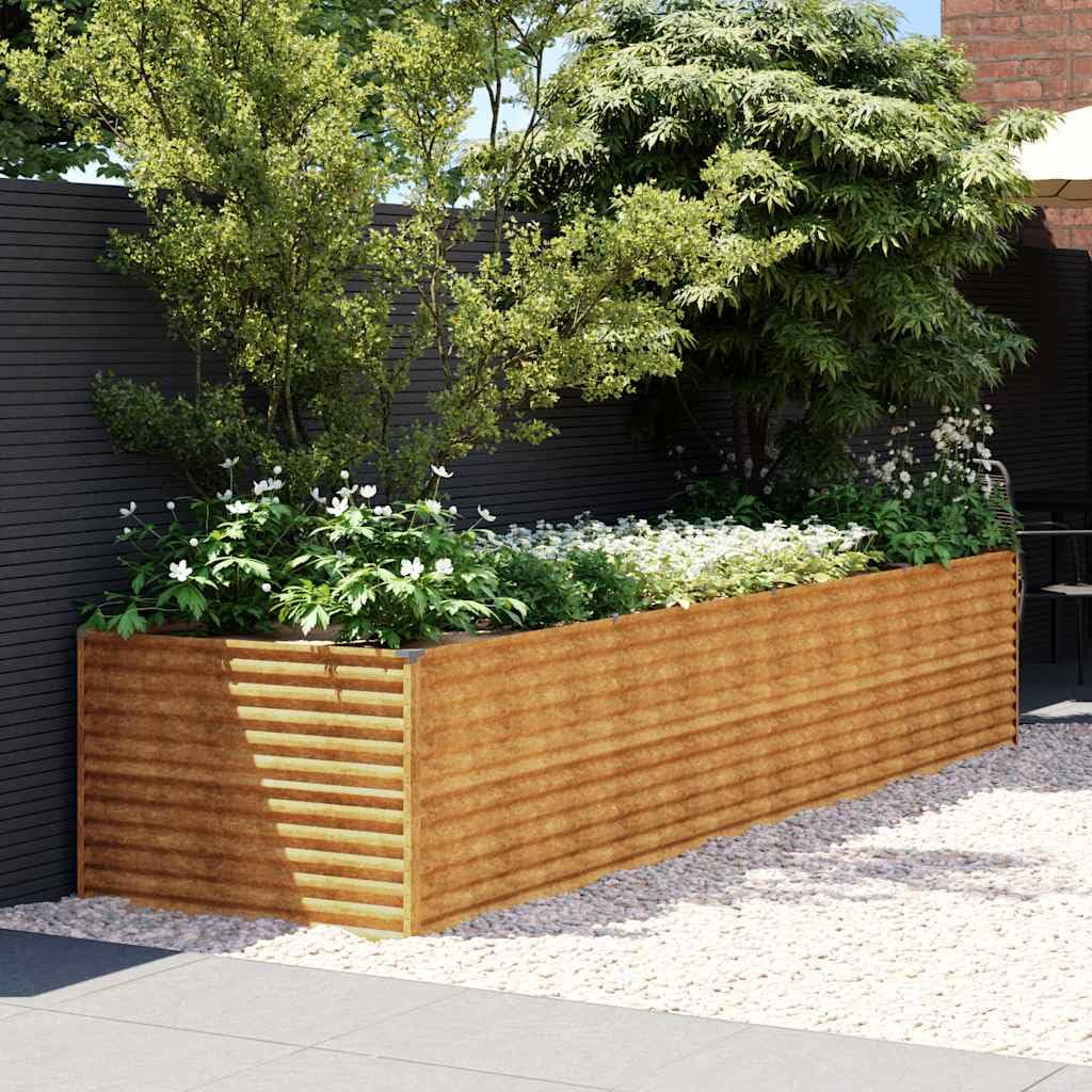 Aiuola rialzata da giardino con traliccio e sistema di auto-irrigazione grigio, serbatoio d'acqua da 90 litri, plastica resistente ai raggi UV, per piante rampicanti, irrigazione automatica, per