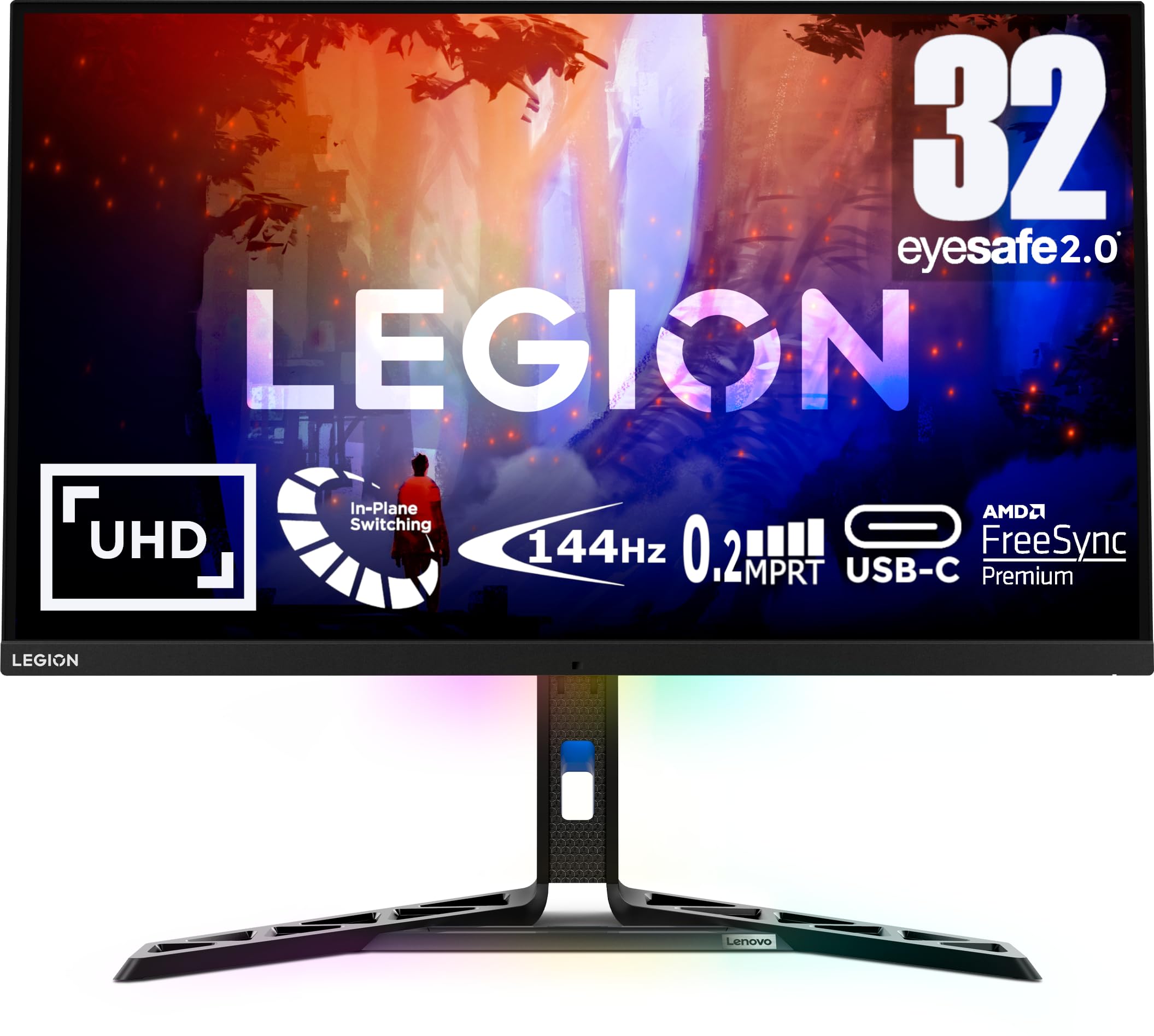 ディスプレイ・モニター本体 Lenovo Legion Y32p-30 31.5 4k 144Hz Lenovo Legion Y32p-30 Gaming Monitor, 31.5