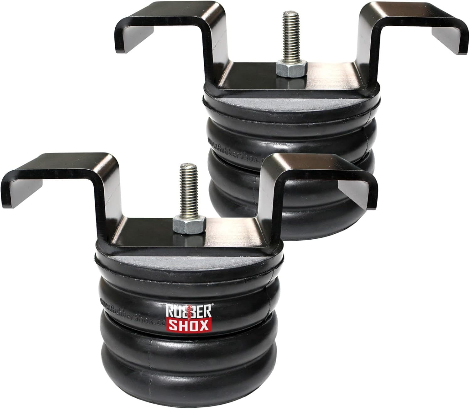 Rubbershox UB12-Z1 Universal Natural Rubber Bump Stop for Medium to Large Truck |Fits Toyota Tundra Nissan Titan | Up to 9,000 Ibs Capacity Patented Modular Suspension Enhancement.