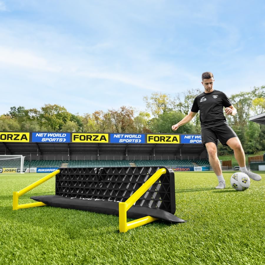 FORZA Wave Soccer Rebound Board – Premium 4-in-1 Training Equipment for Soccer Passing & Shooting Drills [Standard or XL Sizes]