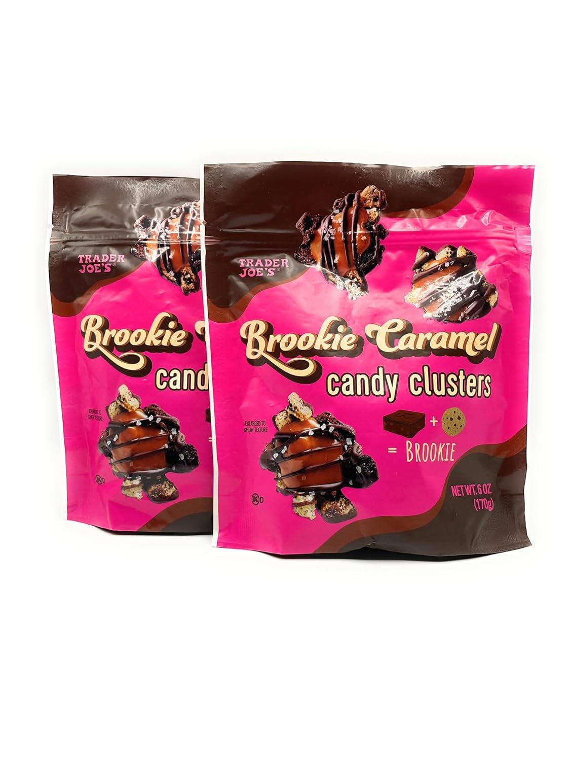 Brookie Caramel Candy Clusters by Trader Joes 6 oz (170g) – Pack of 2