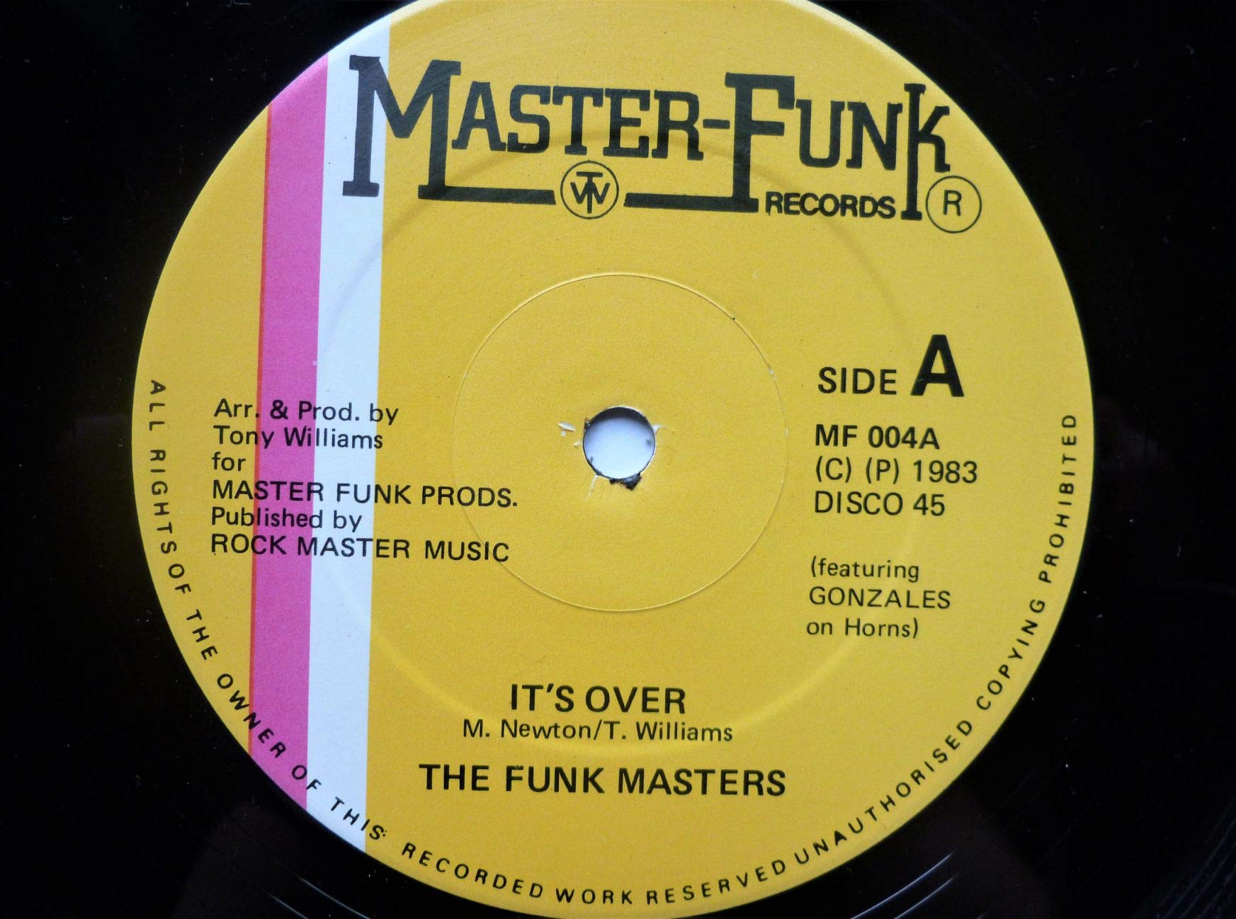 Funk Master, The* - It's Over - Master Funk Records