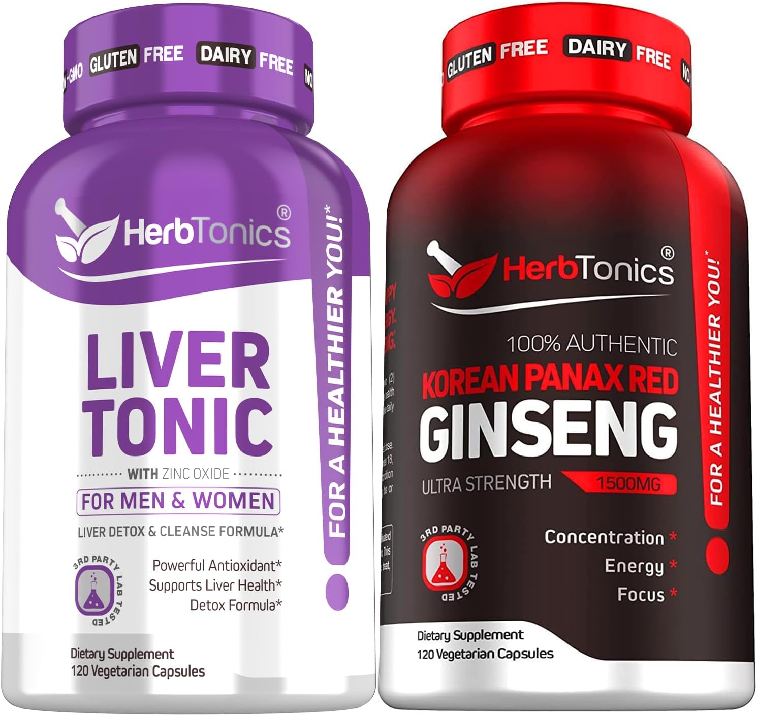 28-in-1 Liver Detox & Cleanse Capsules - 1430mg Herbal Formula With Milk Thistle & Dandelion 2 thumbnail image