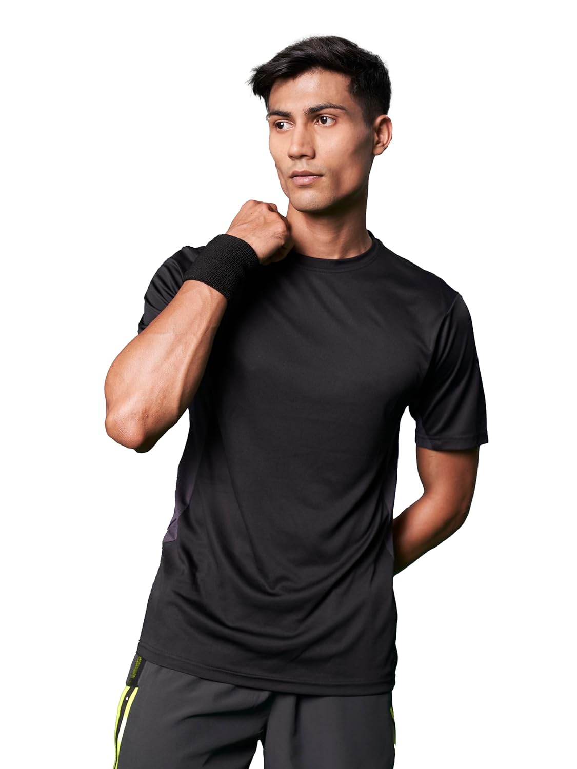 FitMonkey Sports Breathable Crew Neck Dry Fit T Shirt | Regular Fit Cut & Sew T Shirt for Men |Sport T Shirt for Men |Quick Dry Technology with Moisture Control |Lightweight FitMonkey Sports Breathable Crew Neck Dry Fit T Shirt | Regular Fit Cut & Sew T Shirt for Men |Sport T Shirt for Men |Quick Dry Technology with Moisture Control |Lightweight