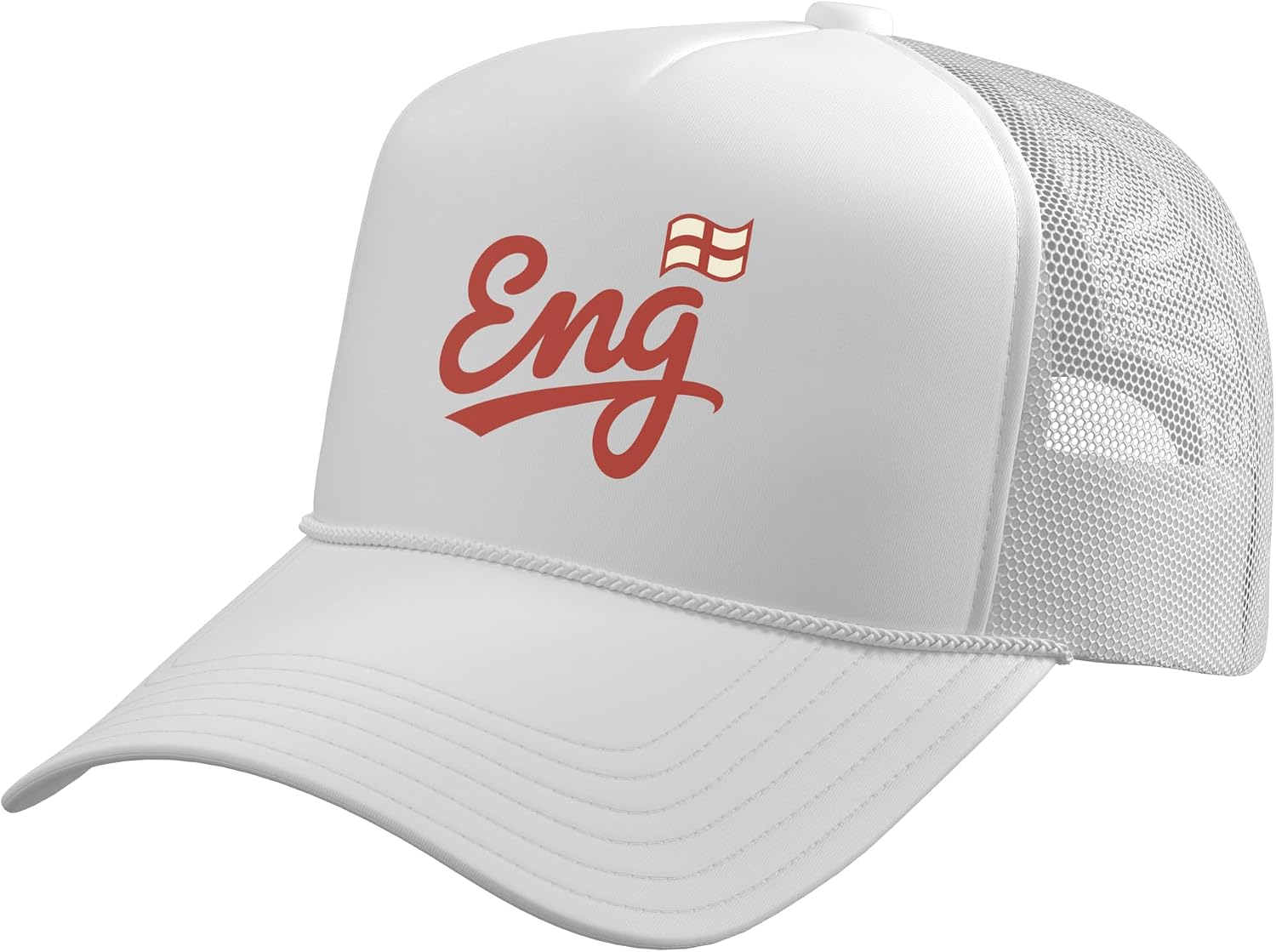 England Vintage Script Fan Trucker Hat with Adjustable Mesh Back