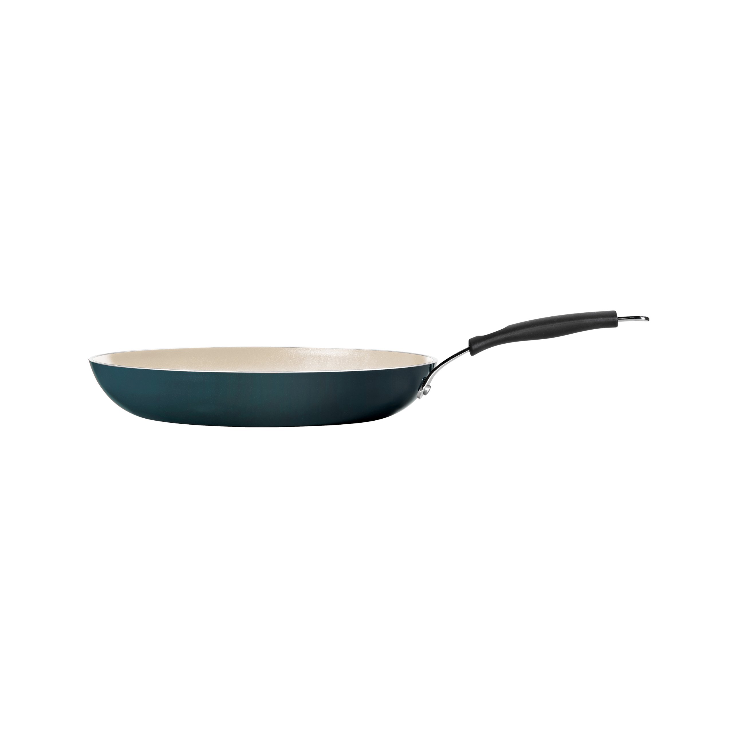 Tramontina 80151/058DS Style Simple Cooking Heavy-Gauge Aluminum, PFOA-free Nonstick Fry Pan, 12-Inch, Teal, Made in USA