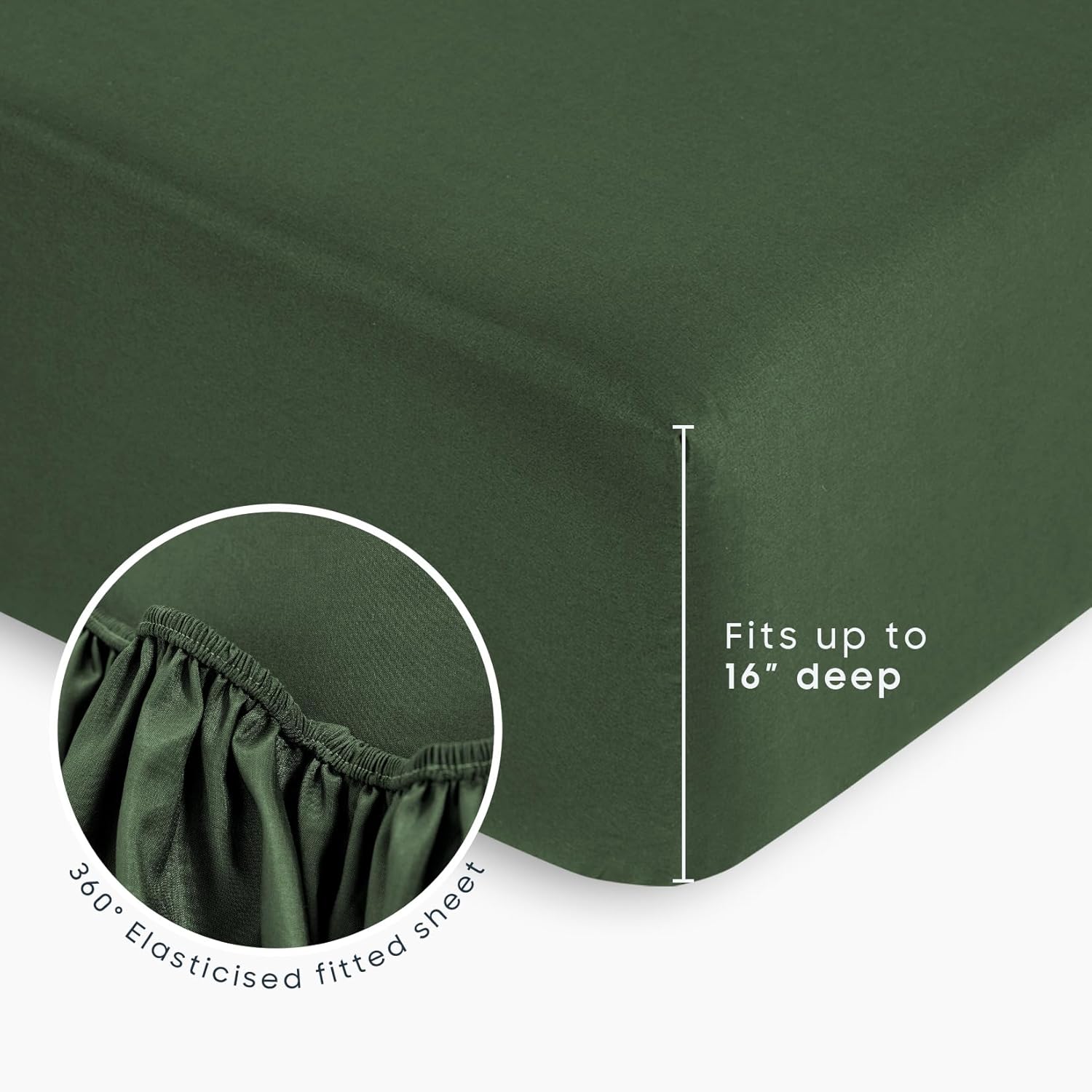 Wake In Cloud - Dinosaur Bedding Set for Boys, Colorful Dino Prehistoric Fossil, Soft Lightweight Comforter Set with Sheets, 5 Pieces Kids Bed in a Bag, Army Green, Twin Size - Image 5