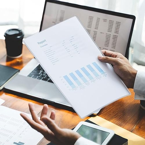 Miniatura 5 de Protectores de hojas de plástico duro de 8.5 x 11 pulgadas, protectores de impresión rígida de menú, protectores impermeables para certificados